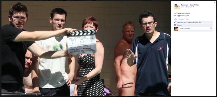 Nudeyman manning the BBQ