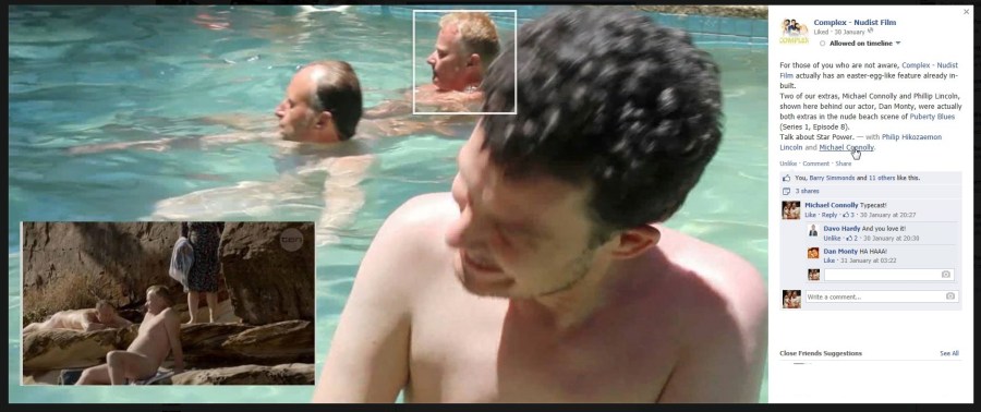 Phil & I acting as floaters